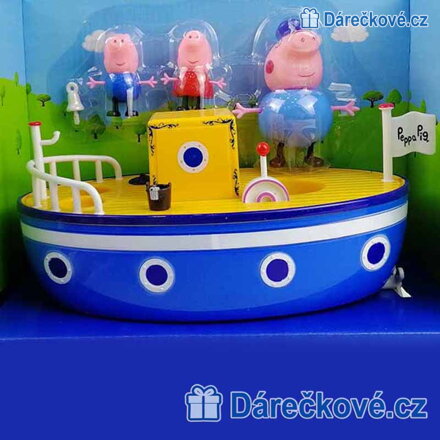 Prasátko Peppa - Pepina (Peppa Pig), Loď modrá Prasátko Peppa - Pepina (Peppa Pig), Loď modrá