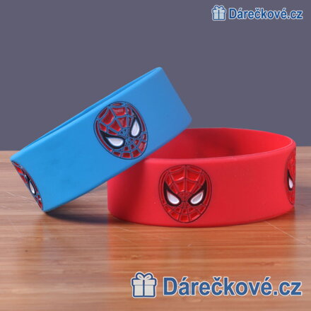 Silikonový náramek Spiderman, 2 barvy
