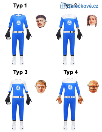 Kostým fantastická 4 (Fantastic Four)