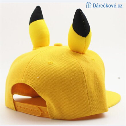 Dětská kšiltovka Pikachu z pohádky Pokemon 