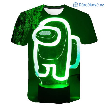 Tričko "LED" z oblíbené počítačové hry Among Us