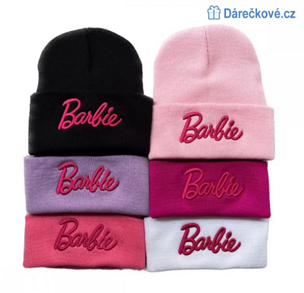 Zimní čepice Barbie, více barev