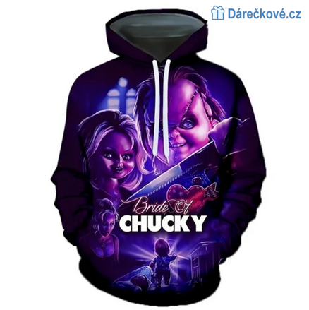 Mikina z hororu Chucky (Dětská hra), typ 1