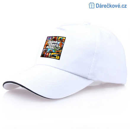 Kšiltovka / čepice ze hry GTA 5, více barev