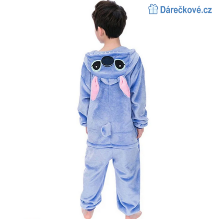 Kostým / Overal Lilo & Stitch (modrý/růžový)