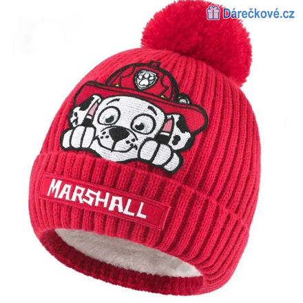 Zimní pletená čepice Tlapková patrola (Paw Patrol)