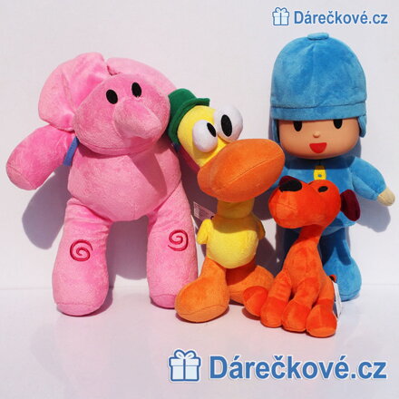 Plyšové hračky ze seriálu Pocoyo