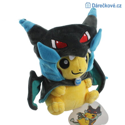 Plyšová hračka Pikachu Cosplay Mega