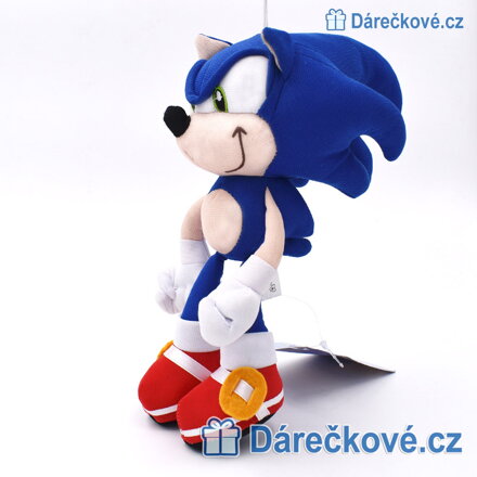 Plyšák ze seriálu Dobrodružství Ježka Sonica / Sonic, 20cm