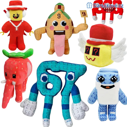 Plyšáci z Roblox hry Steal a Brainrot, 20 typů