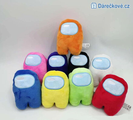 Plyšové hračky z oblíbené počítačové hry Among Us