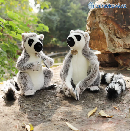 Plyšový Lemur, 28cm