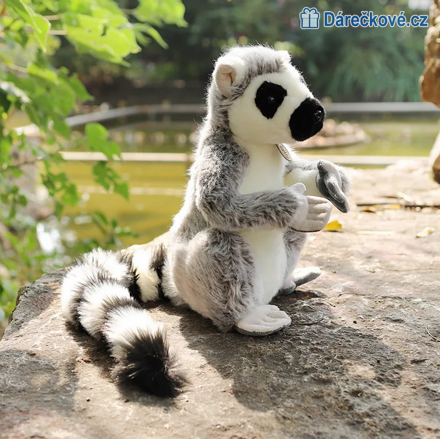 Plyšový Lemur, 28cm