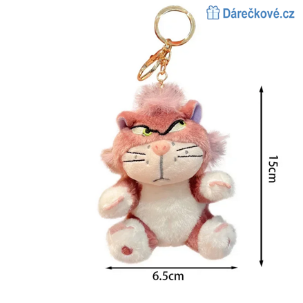 Přívěšek plyšový Lucifer Cat, ve.15cm