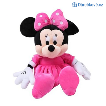 Plyšová hračka růžová Minnie, vel. 28cm 