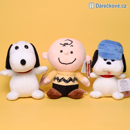Plyšáci Snoopy a Charlie Brown, 20cm
