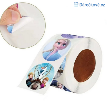 500 ks samolepek Ledové království (Frozen)