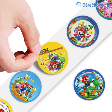 500 ks samolepek Super Mario