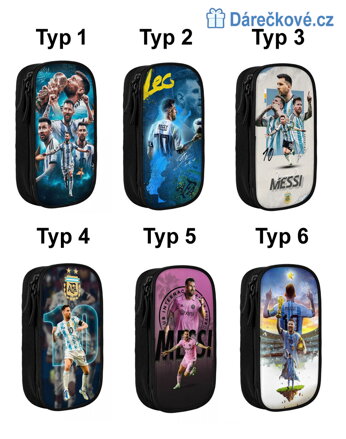 Messi školní fotbalový penál, 6 provedení