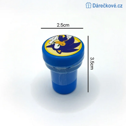Sada dětských razítek z filmu Sonic