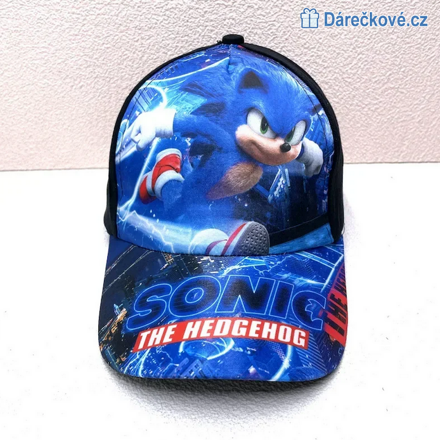 Kšiltovka z pohádky Ježek Sonic, typ 2