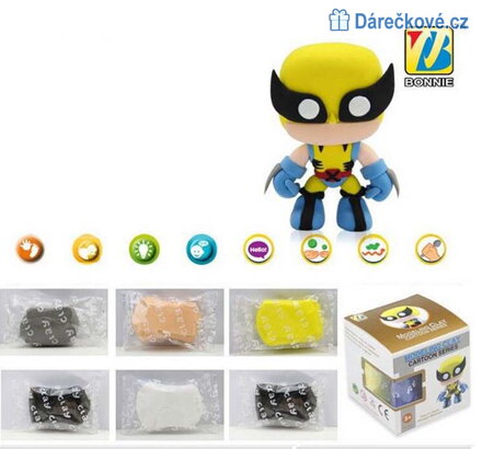 3D modelína Avengers typu Play-Doh - Wolverine