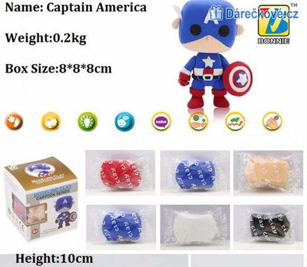 3D modelína Avengers typu Play-Doh - Kapitán Amerika