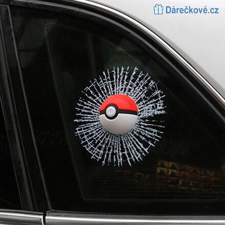 3D zábavná samolepka Pokemon Go na auto