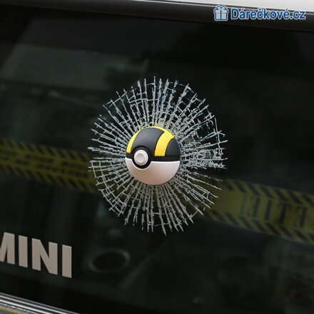 3D zábavná samolepka Pokemon Go na auto