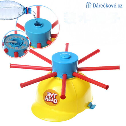 Legrační a vtipná společenská hra Wet Head (vodní ruleta) pro více hráčů