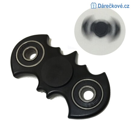 Populární antistresová hračka Fidget spinner ve tvaru Batman