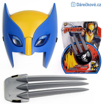X-men Wolverine Maska a drápy