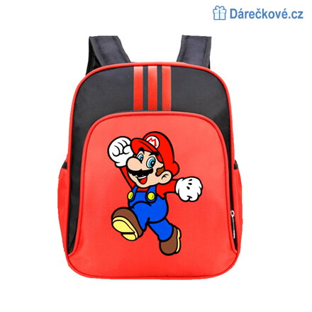 Dětský batoh (batůžek) s motivem Super Mario, 5 barev, Typ 1