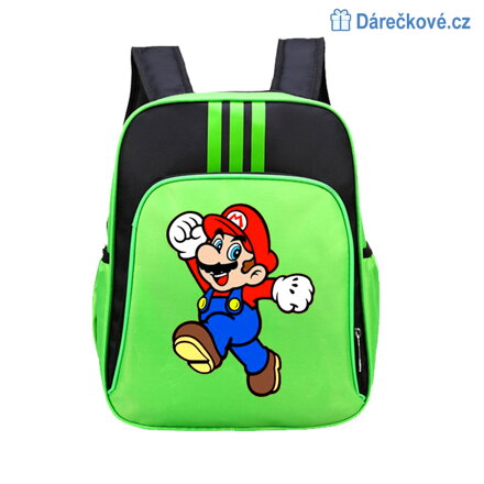 Dětský batoh (batůžek) s motivem Super Mario, 5 barev, Typ 1