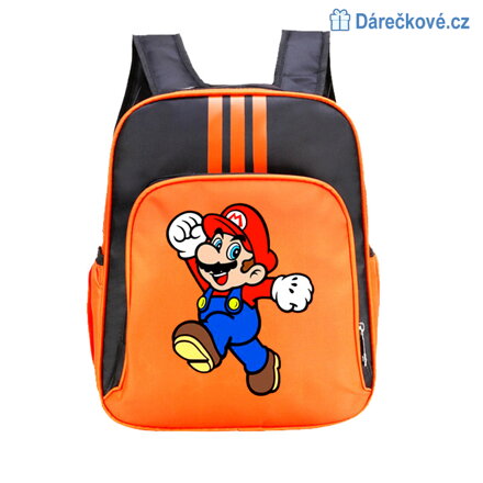 Dětský batoh (batůžek) s motivem Super Mario, 5 barev, Typ 1