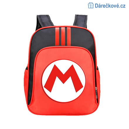 Dětský batoh (batůžek) s motivem Super Mario, 5 barev, Typ 2