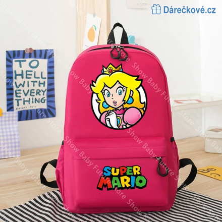 Dětský batoh (batůžek) s motivem Super Mario, Typ 3