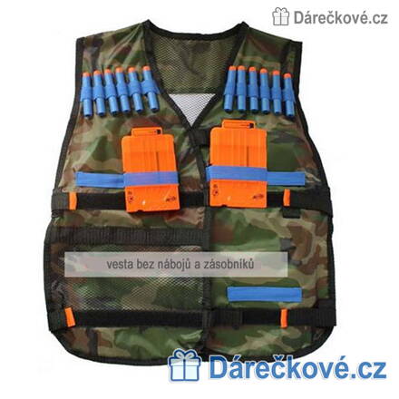 Vesta typu Nerf pro každého střelce - maskáčová