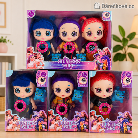 Panenka KPop Demon Hunters 18 cm | Rumi, Mira, Zoey nebo výhodný set 3 panenek