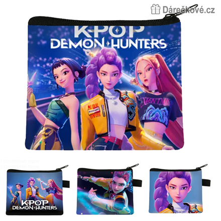 Peněženka K-pop: Lovkyně démonů (Demon Hunters). typ 1