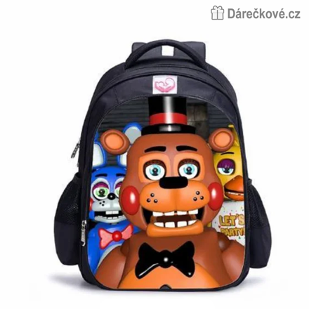 Dětský školní batoh na zip Five Nights at Freddy's, typ 2