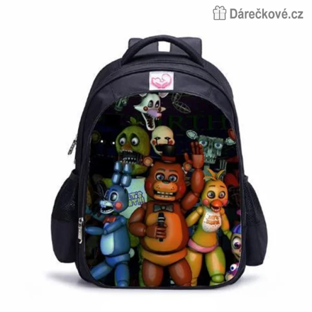 Dětský školní batoh na zip Five Nights at Freddy's, typ 3