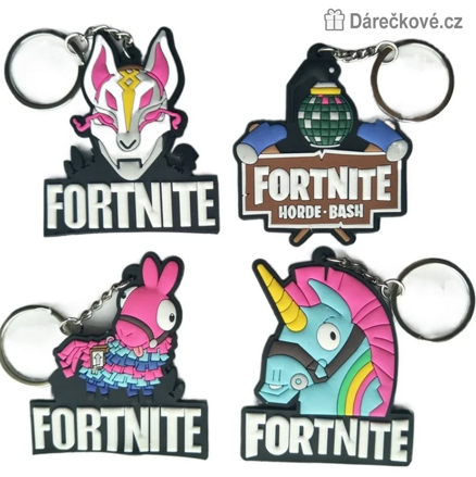 Klíčenka Fortnite, 4 typy