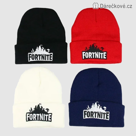 Zimní čepice z oblíbené počítačové hry Fortnite 