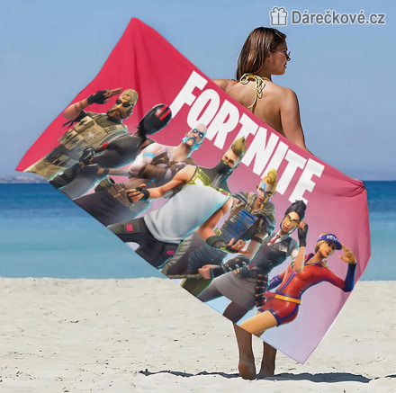 Osuška Fortnite, vel. 140x70 cm, typ 3