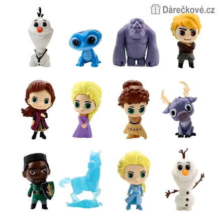 Figurky Ledové království (Frozen), 12ks