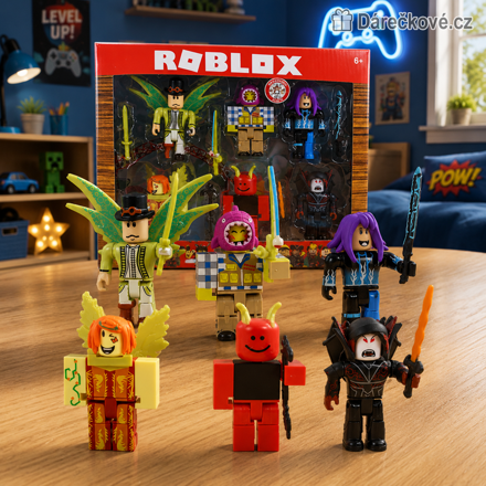 Figurky Roblox s křídly 6 ks | Herní figurky Roblox pro děti