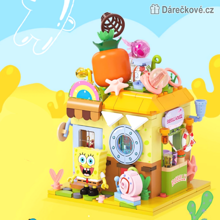 Stavebnicový domeček z pohádky SpongeBob - SpongeBob 