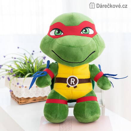 Plyšová Ninja želva 25/40cm - Raphaelo
