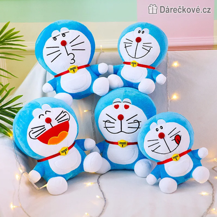 Plyšový Doraemon 25 cm | Modrý plyšák z oblíbeného anime